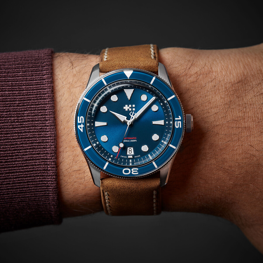 cuero de roble vintage christopher ward