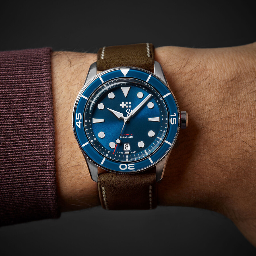 cuero de roble vintage christopher ward